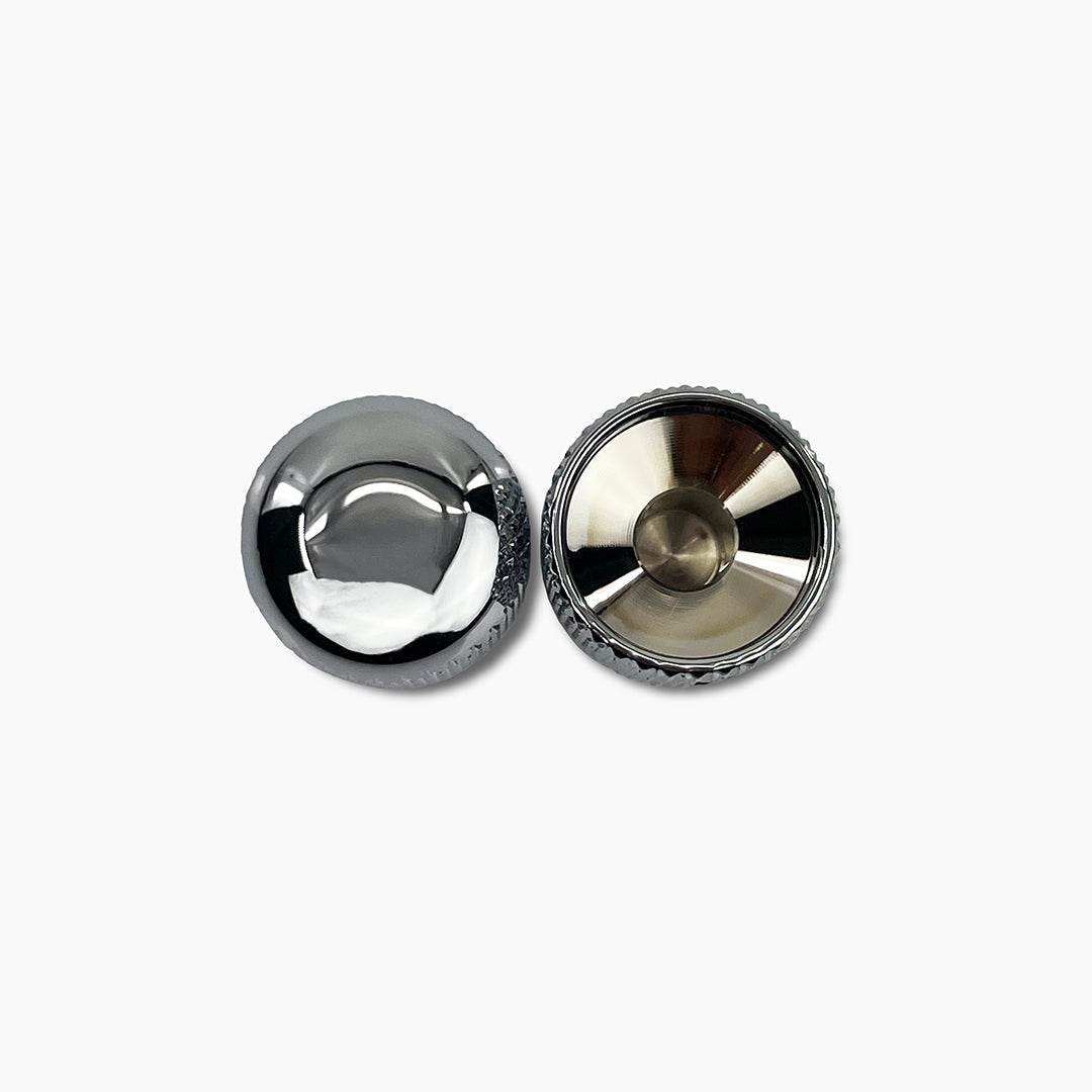 Metal Dome Knobs for Solid Shaft USA Pots  (2 pcs)
