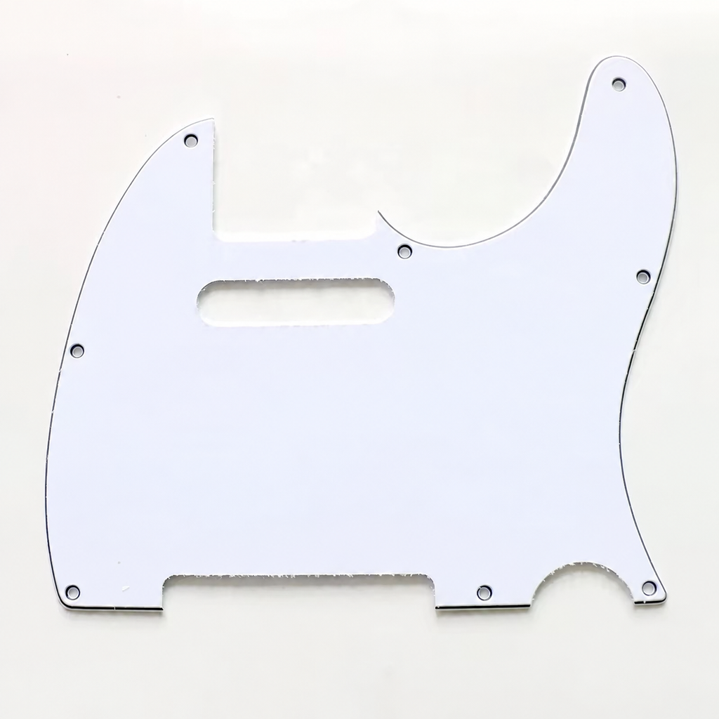 8-Hole Tele Style 3-Ply Pickguard