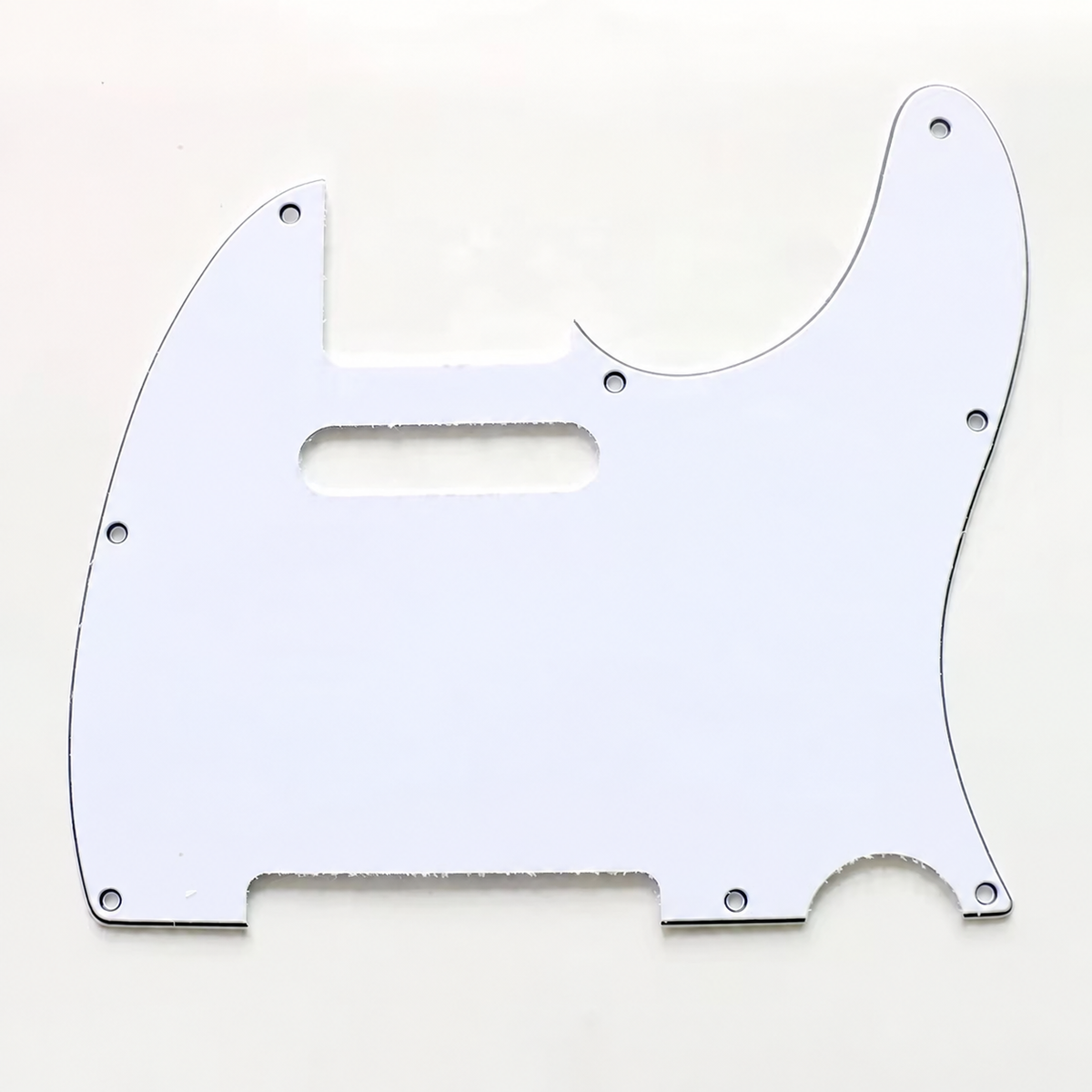 8-Hole Tele Style 3-Ply Pickguard
