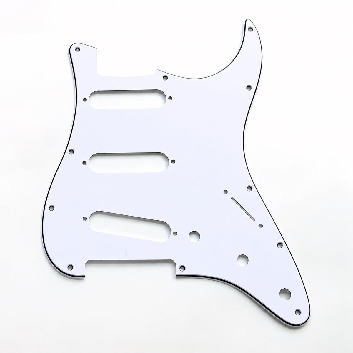 Stratocaster Style 11-Hole 3-Ply SSS Pickguard