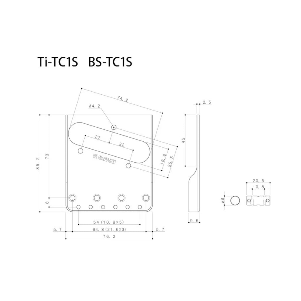 Gotoh In-Tune Bridge for Telecaster- Nickel