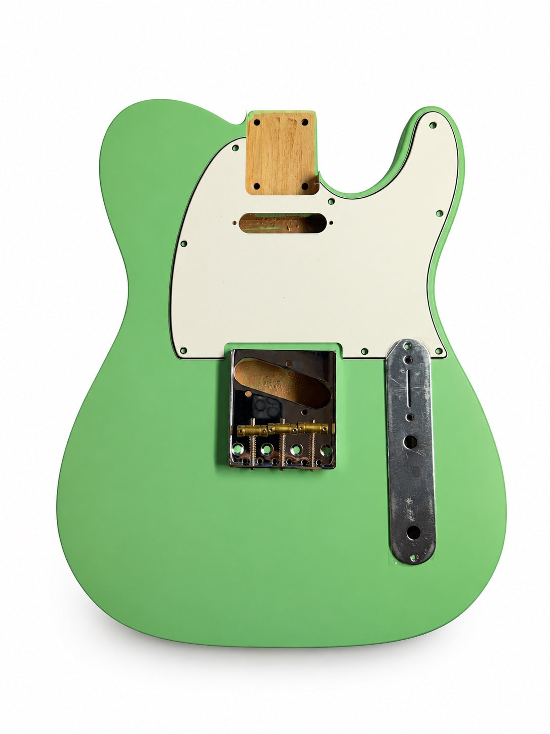 Tele-Style Alder Guitar Body – Surf Green Satin Nitro Finish, USA Spec