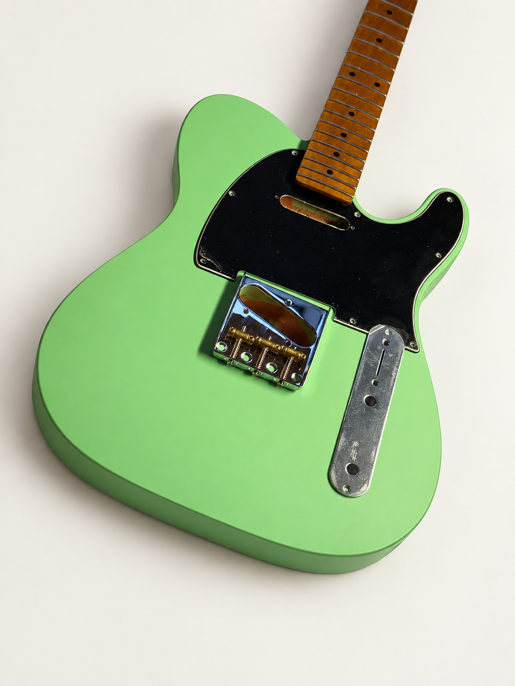 Tele-Style Alder Guitar Body – Surf Green Satin Nitro Finish, USA Spec