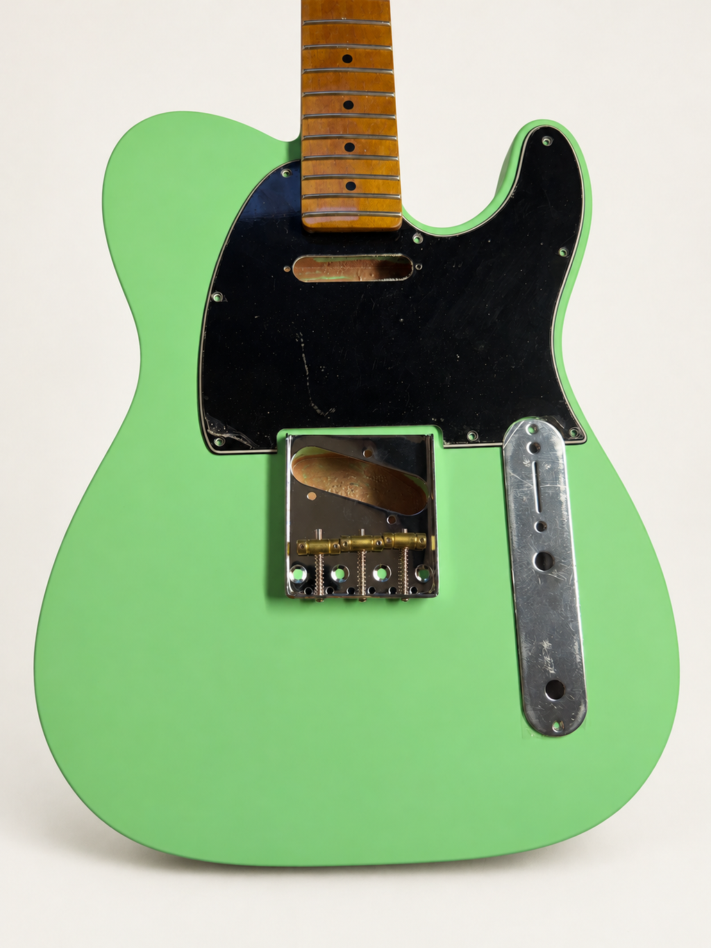 Tele-Style Alder Guitar Body – Surf Green Satin Nitro Finish, USA Spec