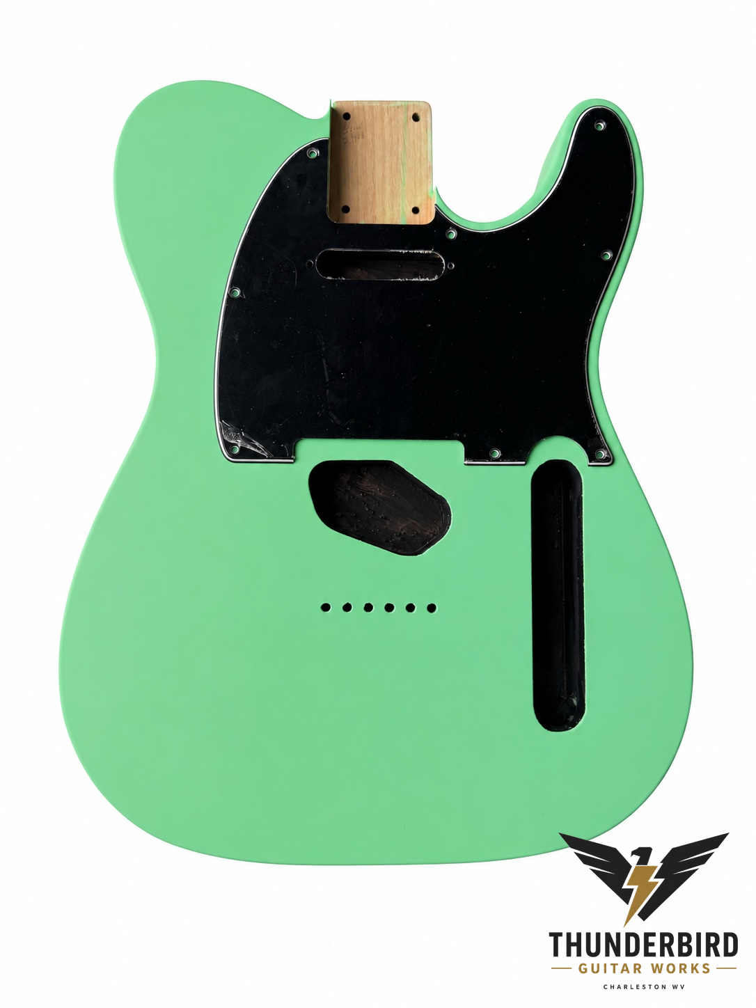 Tele-Style Alder Guitar Body – Surf Green Satin Nitro Finish, USA Spec